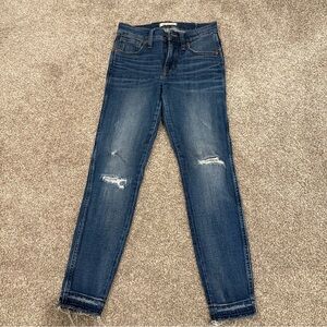 Madewell Dark Blue Skinny Jeans